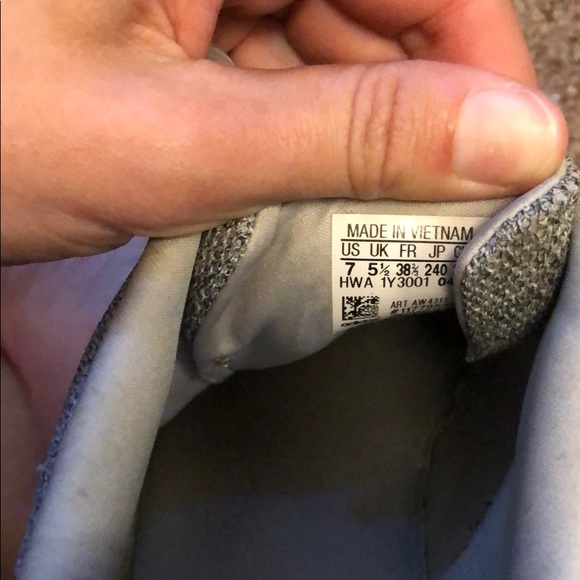 Adidas cloudfoam grey size 7 - Picture 3 of 4